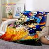 Anime Detektiv Conan Cartoon Weiche Flanelldecke für Betten Schlafzimmer Sofa Picknick, Überwurfdecke zum Zudecken Outdoor Freizeit Nickerchen Geschenk