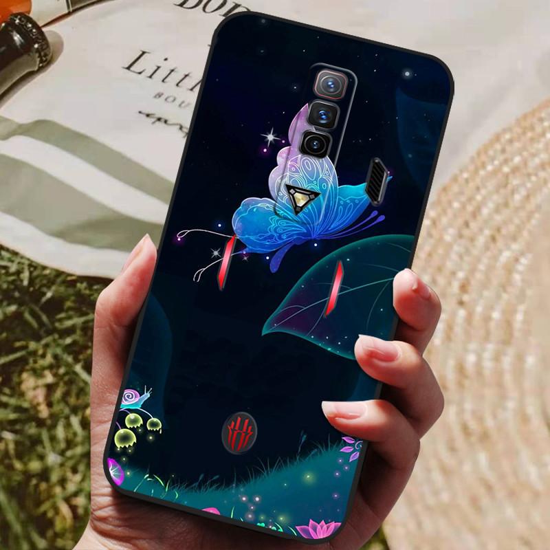 

Для ZTE Nubia Red Magic 7 Чохол Модний Силіконовий М який ТПУ Задня Кришка для Глобальної Версії Nubia REDMAGIC 7 Pro Чохол Бампер For Red Magic 7