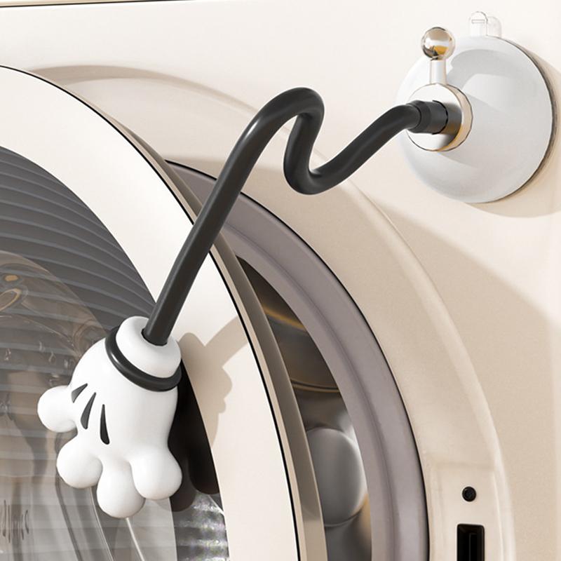 Magnetyczny Podpórka-Stabilizator Drzwi Pralki Ładowanej od Przodu-Łatwy Montaż, Elastyczna Konstrukcja-Pasuje do Większości Pralek i Drzwi Pralni RV