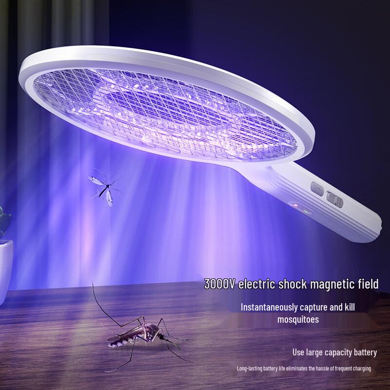Luzheng 2-in-1 Rechargeable Electric Mosquito Swatter & Killer Lamp