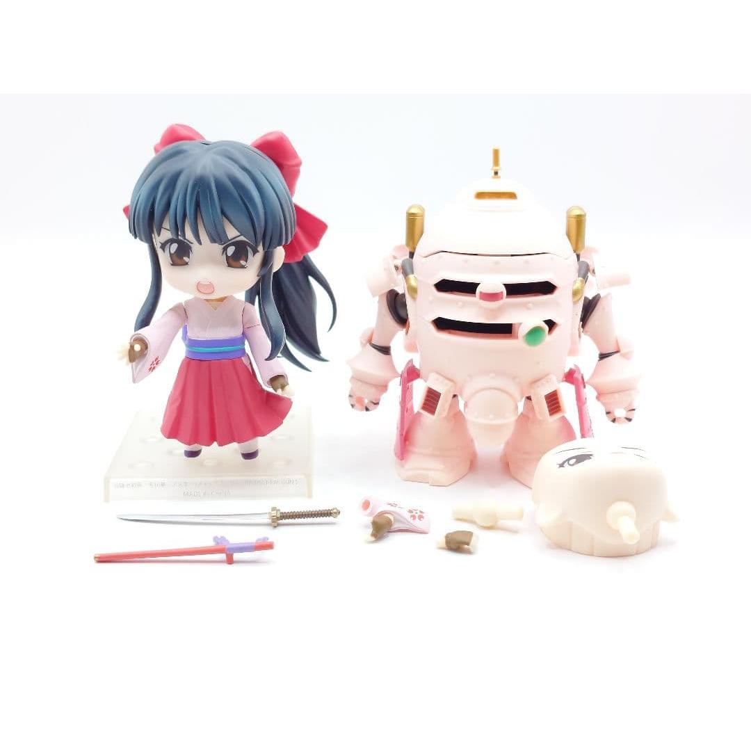 Used (Stock Clearance Special Price) Nendoroid Sakura Shinguji Kobu Set Used Item