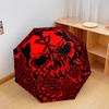 1 PC Automatic Folding Umbrella - Good-looking Skulls Pattern, Portable & Foldable Design with 8 Ribs, Christmas Birthday Gifts