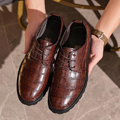 Herrenlederschuhe im britischen Stil – Business Casual Formelle Kleidung für Herbst und Winter