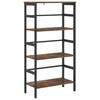 Bookshelf Smoked Oak 60 X 29.5 X 115 Cm Particleboard