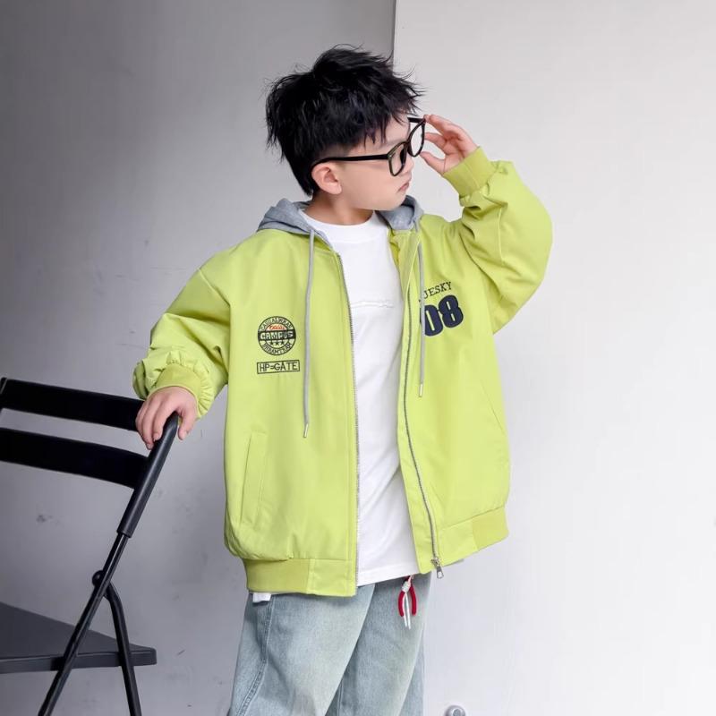 Jungen Lässige Kapuzenjacke Frühling Herbst Oberbekleidung Für Große Kinder