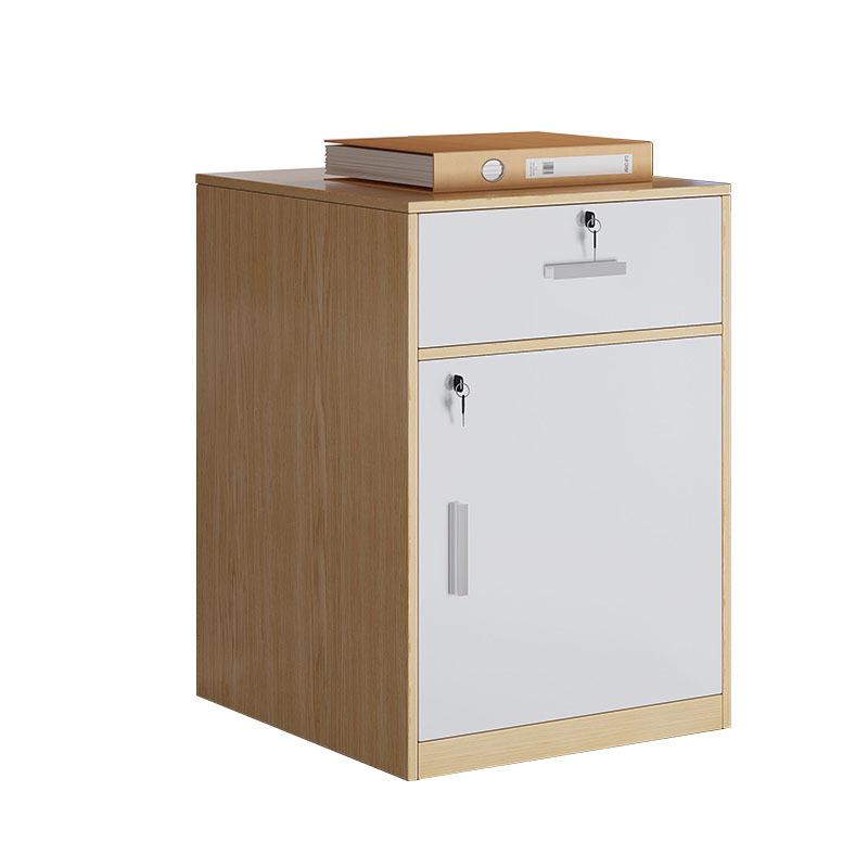 Office Mobile Filing Cabinet with Lock, Wheels, and Drawers