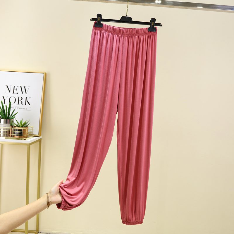 

Модальные уличные брюки, тонкие, домашние, повседневные, ко всему подходящие Leather Red 2XL (70.00 kg-85.00 kg recommended