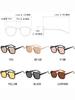 Okulary przeciwsłoneczne Hip-hop Nowe Okulary przeciwsłoneczne z podwójną ramką Trendowe Okulary damskie Okulary męskie Niepolaryzacyjne Akcesoria modowe