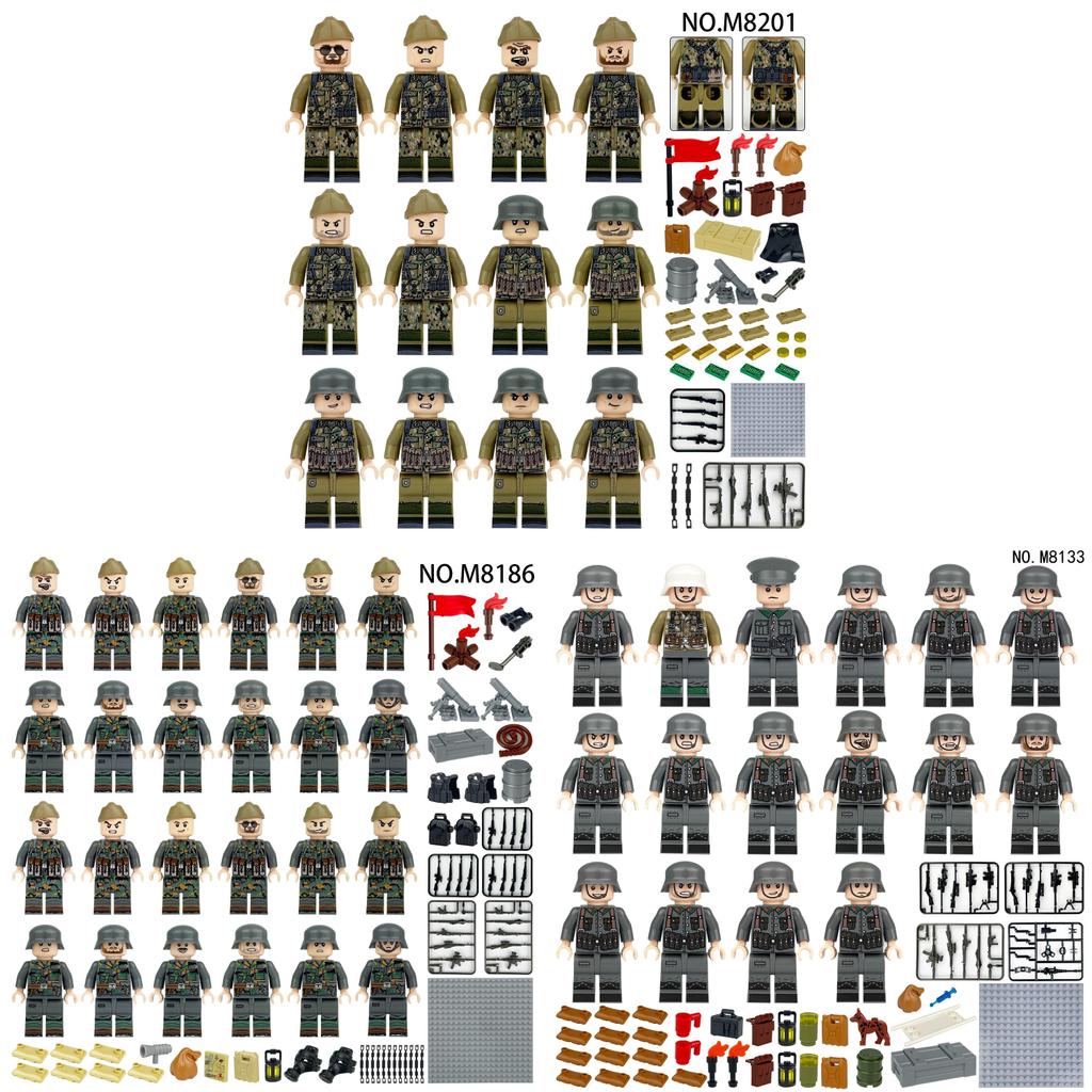 World War Ii Plastic Building Blocks Set With Diy Construction For Collectors And Kids
