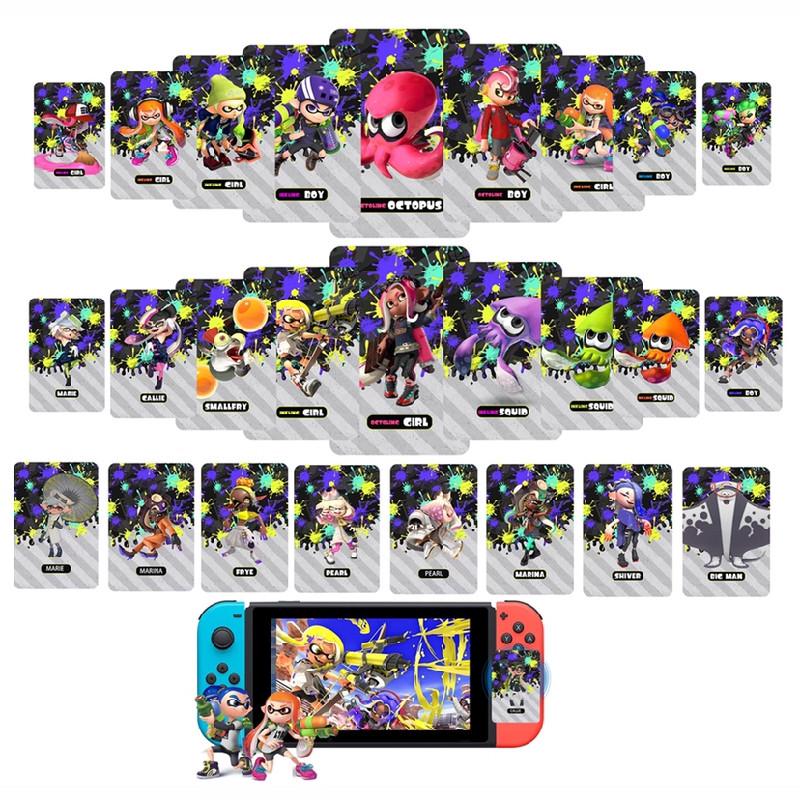 23 Sztuki Pełny Zestaw Splatoon3 Amiibo Switch Gra Rekwizyty Karta Połączenia Ncf Indukcja Dla Fanów Nintendo Switch
