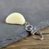 PVC Keychain PVC Garlic Shape Compact Lightweight Key Chain Simulated Vegetables Corrosion Resistant Keyring Men Women Versatile Backpack Accessory