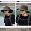 Summer Fisherman Hat With Large Brim For Outdoor Sun Protection And Neck Guard