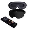 SSLYF Sleeping Eye Mask, 3D Eye Mask for Sleep, Blindfolding, Comfortable Sleep, Naps, Meditation, Travel, Washable, Unisex, 99.99% Light Blocking, Br