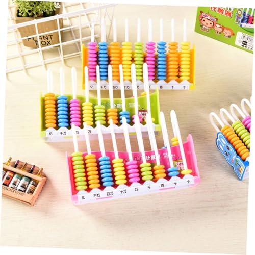 Kisangel Kids Abacus Math Learning Toy for Girls & Boys, Counting Bead Frame, Fine Motor Skills Educational Toy