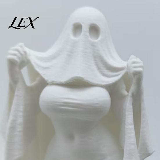 Moisture-proof Spooky Ornament 3D Printed Halloween Ghost Bride Statue Ornament, Female Figure Sculpture with Anti-fall Decor Stable Base, Decorative