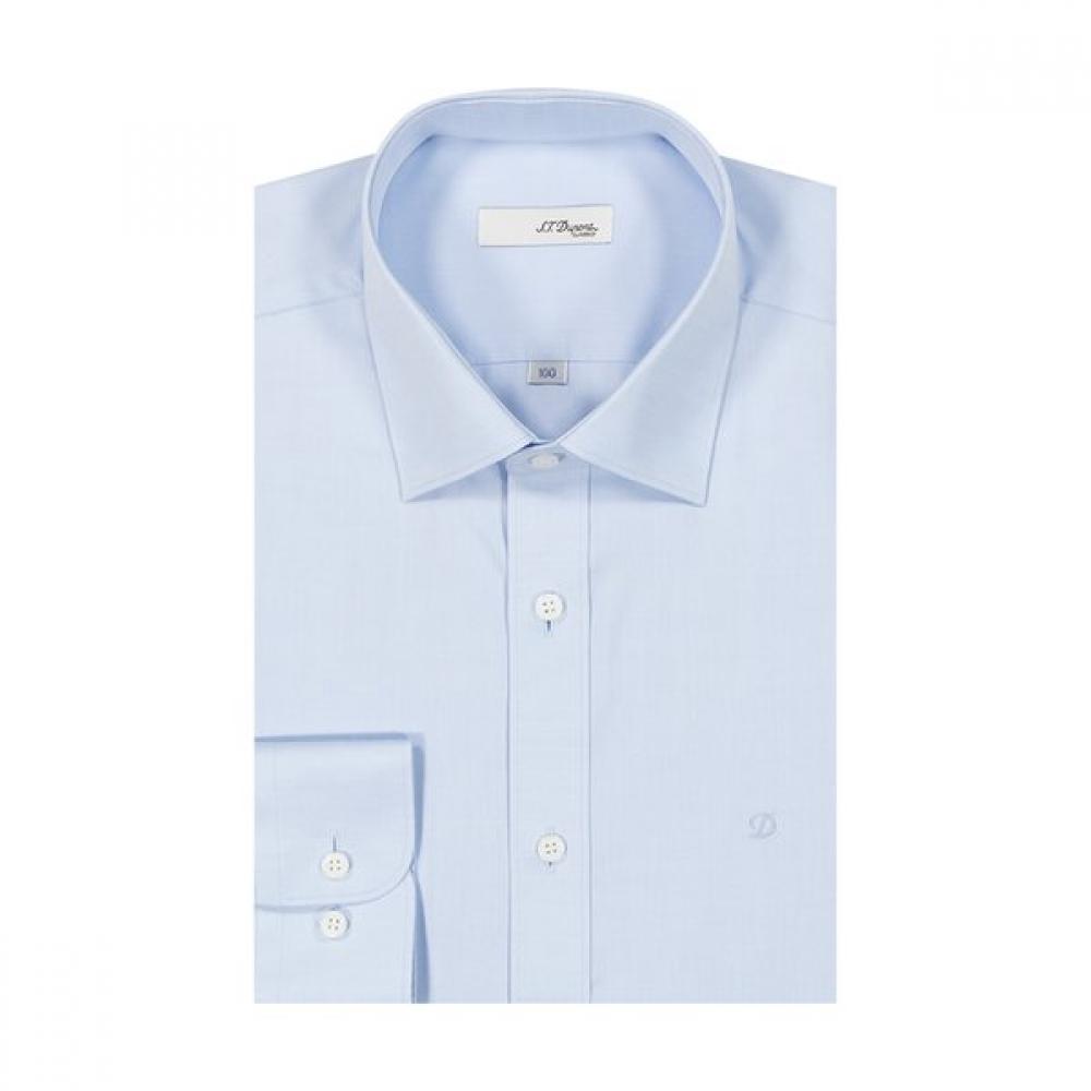 S.t. Dupont Slim Fit Long Sleeve Shirt 140s Twill Se4sm21ls301sbu 105