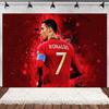 Spanish Football Player Theme Party Decoratiaons Soccer Star Balloon Set Boy Birthday Party Supplies Cr&7 Backdrop Banner Props
