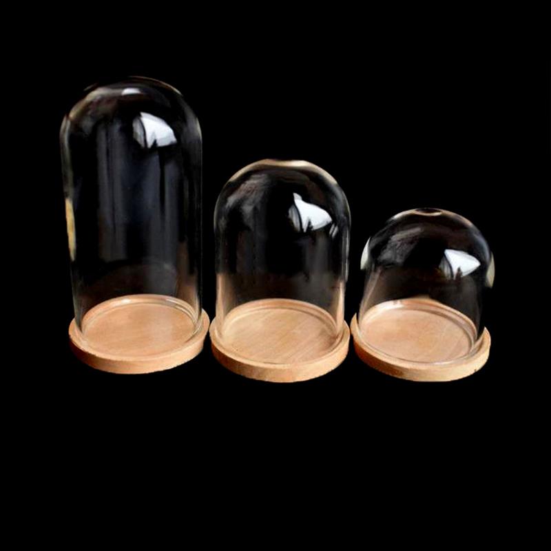 1:12 Miniature 1PC Glass Display Bell Jar featuring Foundation Dollhouse Decoration Accessories great for daily use