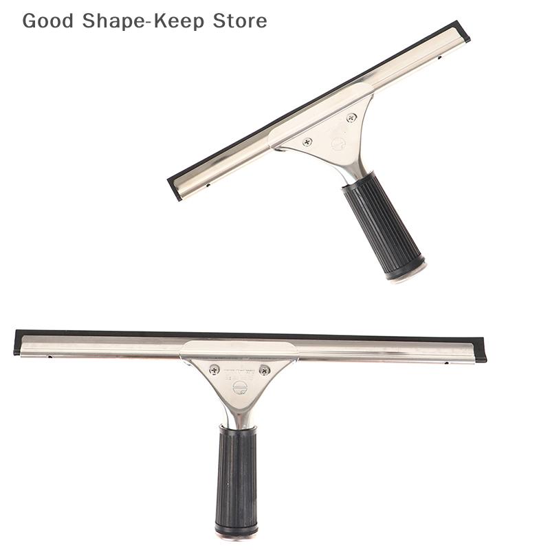 Stainless Steel Glass Wiper and Scraper Removes Water Stains Perfect for Cleaning Windows Mirrors and Household Surfaces