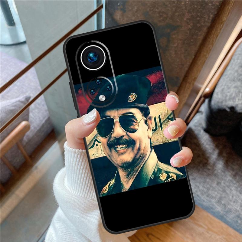 Etui Fashion Saddam Hussein Iraq Case For Honor X9a X9b X8a X7a X6a X6 X7 X8 X9 8X 9X Honor 90 Lite 70 50 Magic 5 Pro Cover