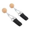 Wooden Pull Up Balls Rock Climbing Holds Training Set Arm Strength Trainer Pull Up Ball