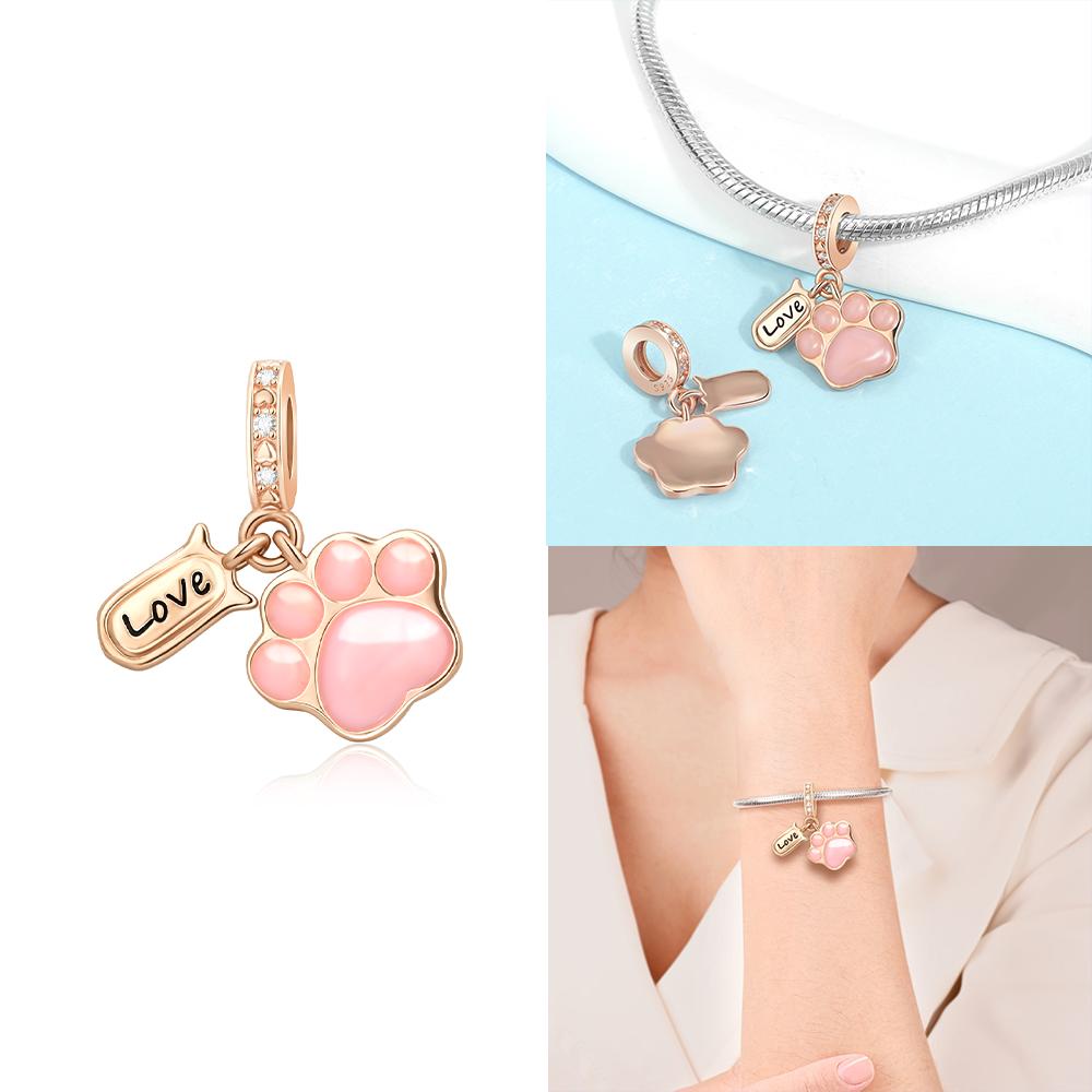 Original Copper Green Snakes Animals Elk Cute Squirrels Pink Claws Bead Fit Bracelet Diy Women Fine Gift Accessory