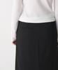Musinsa Standard Woman Women'S Low-Waist Half-Pleated Maxi Skirt [Black]