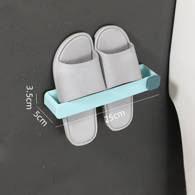 Wall Mounted Foldable Shoe Rack, Slippers Drain Storage Rack, Shoe Hanging Holder, Bathroom and Bedroom Organizer