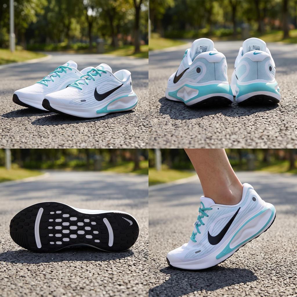 Nike Journey Run Weiß Dusty Cactus Herren Sneaker Pure-Platinum Schwarz FN0228-105
