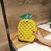 New Female  design women fruit bags cute pineapple chain shoulder bag PU leather messenger bag clutch bag