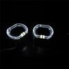 2Pcs Angel Eyes Halo Lights For 2.5 inch Square Lens Projection Lamp White LED