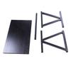 1Pc Microwave Oven Stand 2 Layers Storage Rack Kitchen Cabinet Counter Shelf Organizer(Black)