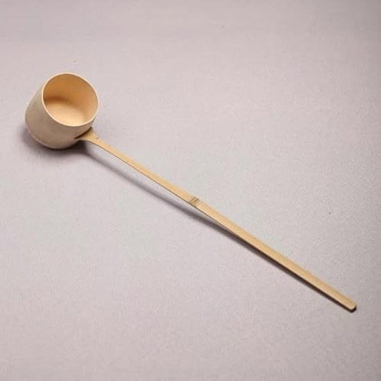 Tee-Utensilien Schöpfkelle spezielle Zeremonie Bambus Servierset Schale Matcha Herd Nutzung 1 Stück Grifflänge 34cm (L)