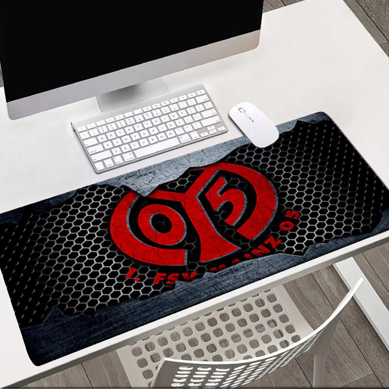 Red Emblem FSV Mainz Mouse pad Office Desk Mat, Gaming Mouse Pad Mousepad, keyboard pad,Heavy-Duty Non-Slip Rubber Backing, Gift