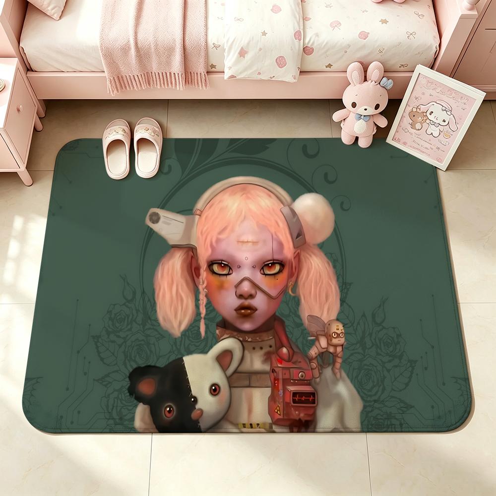 Bring Me the Horizon Floor Mat Bedroom Carpet, Bathroom Foot Mat, Doormat, Non-Slip Absorbent Multi-Use