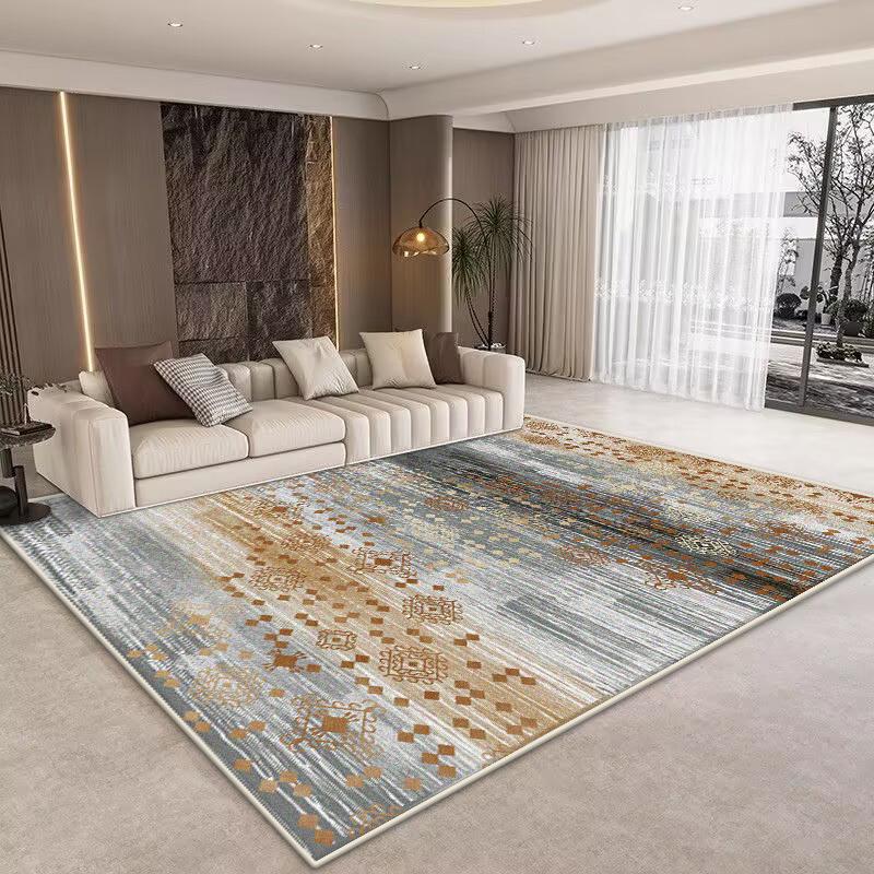 Abstrakter Teppich mit Druck Wohnzimmer Große Flächenteppiche Teppich Modernes Zuhause Wohnzimmer Dekoration Schlafzimmer Waschbarer Boden Lounge Teppich