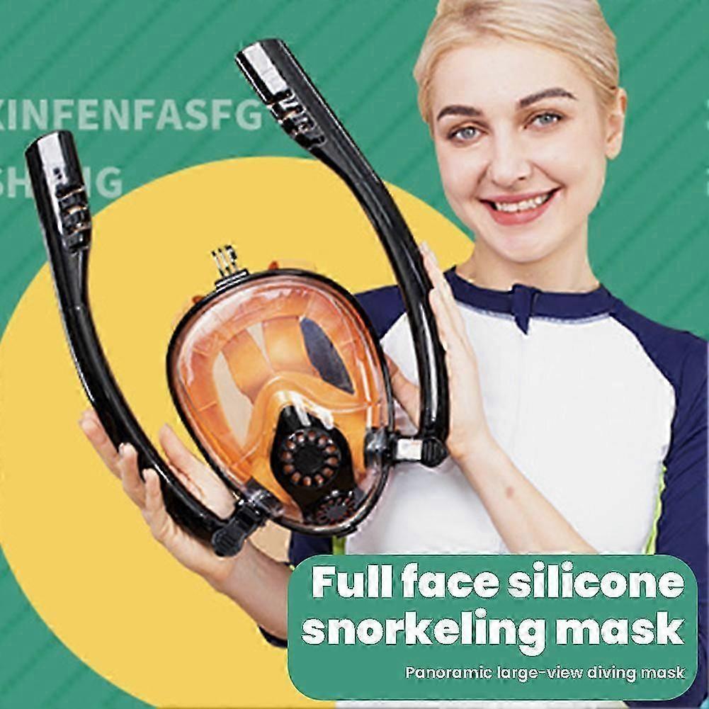 Unisex Diving Face Mask HD Panoramic View Swimming Mask for Women Men