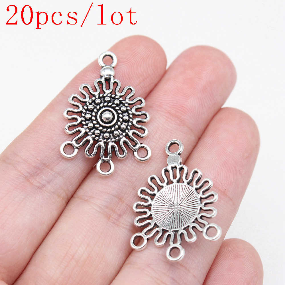 Round Perforated Earring Connectors Components Jewellery Making Supplies Art Crafts Diy Make Accessories