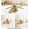 259 pièces USA AH64 Apache Hélicoptère Briques de Construction Militaire Tech Armée Hélicoptère d'Attaque Modèle Briques Forces Spéciales Cadeau Ornement de Maison