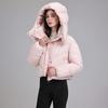 Giacca imbottita corta giacca imbottita piumino giacca imbottita invernale da donna giacca larga design alla moda nuova sensazione di ispessimento