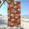 Cute Pallas's Cat Print Beach Towel Patterned Sunscreen And Windproof Suitable For Swimming Pool Camping Travel