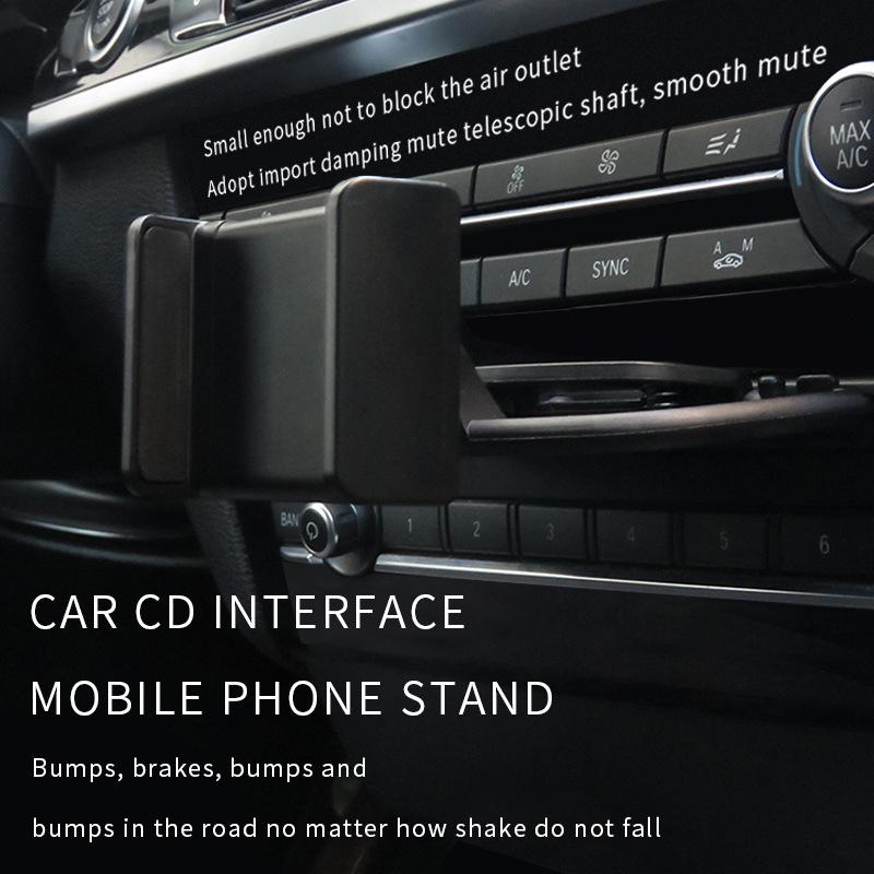 CD Slot Rotatable Car Phone Holder and Navigation Mount
