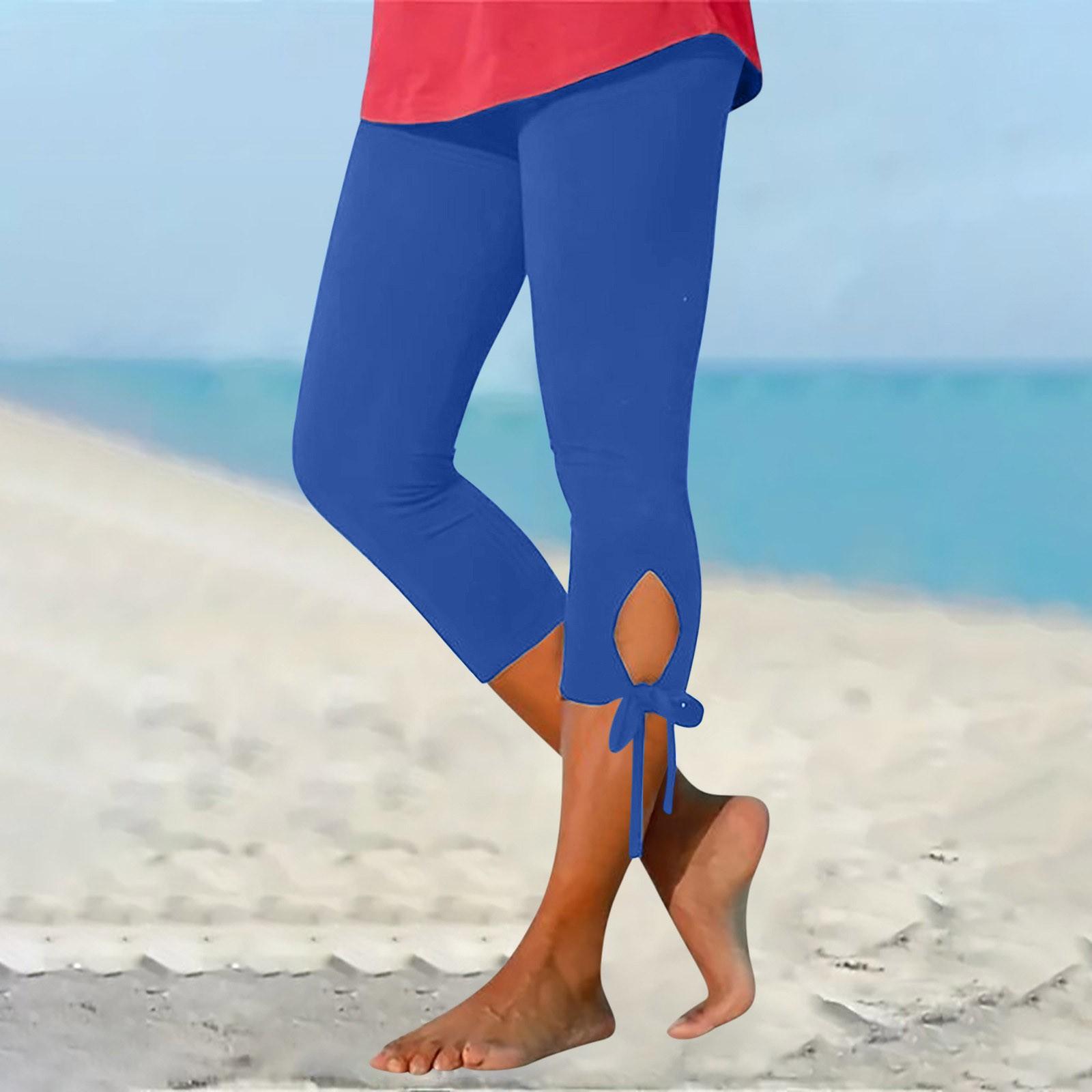 

Брюки для женщин, эластичные леггинсы длиной 3/4, повседневные спортивные штаны для бега, тренировки, йоги XL