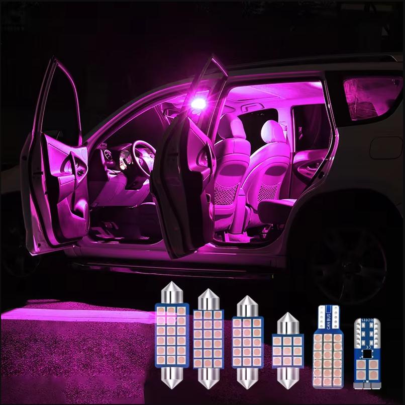 For Seat Leon 2 3 MK2 MK3 1P 5F FR 5F1 5F5 5F8 Car LED Bulbs Interior Dome Lamp Glove Box License Plate Trunk Light Accessories