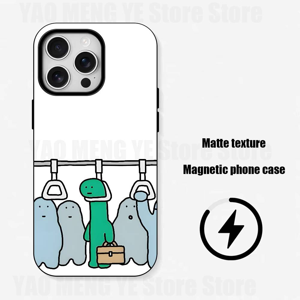 

J-OGUMANSs Matte Magnetic For Case For iPhone 17,16,15,14,13,12,11 Pro Plus Mini Max Frosted Cover iPhone17pro