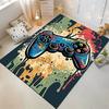 Colorful Gaming Controller Print Carpet for Living Room or Bedroom Decor Suitable for use as an anti-slip for living room bedroom sofas