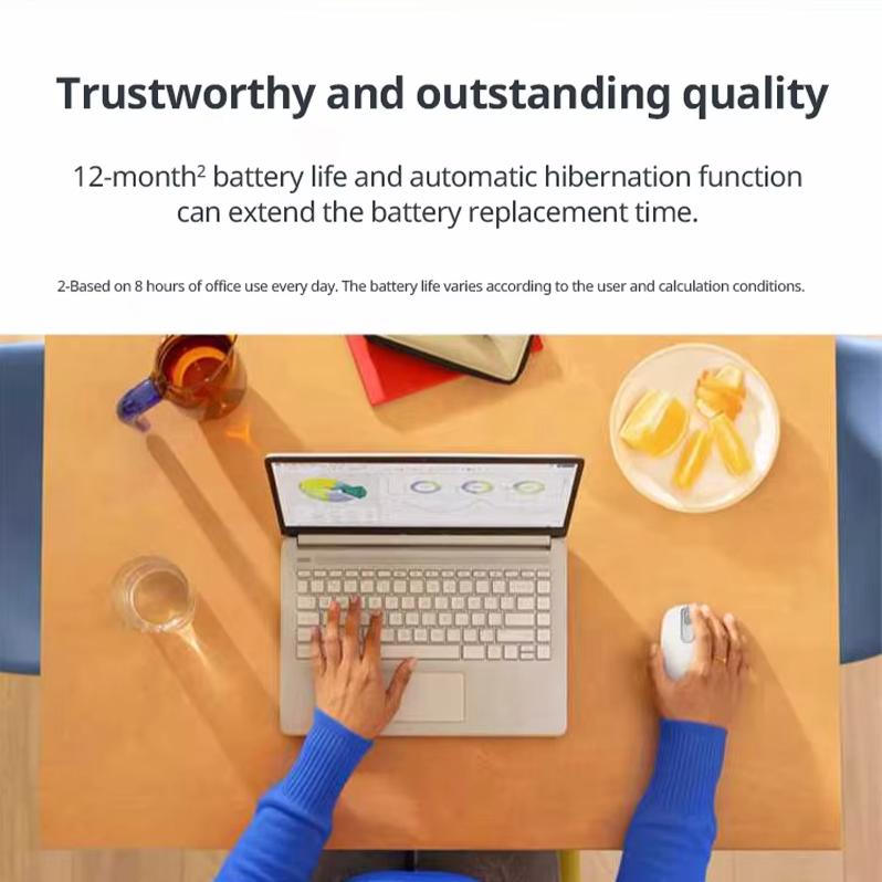 Logitech M196 Wireless Bluetooth Mouse Notebook Business Office Home Compact Portable Symmetric Hand