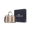 COACH Smith Canvas With Refined Calfskin Tote Bag, Shopping Bag, Shoulder Bag, Crossbody Bag, Handbag Mini Women's CS618-IMNAM