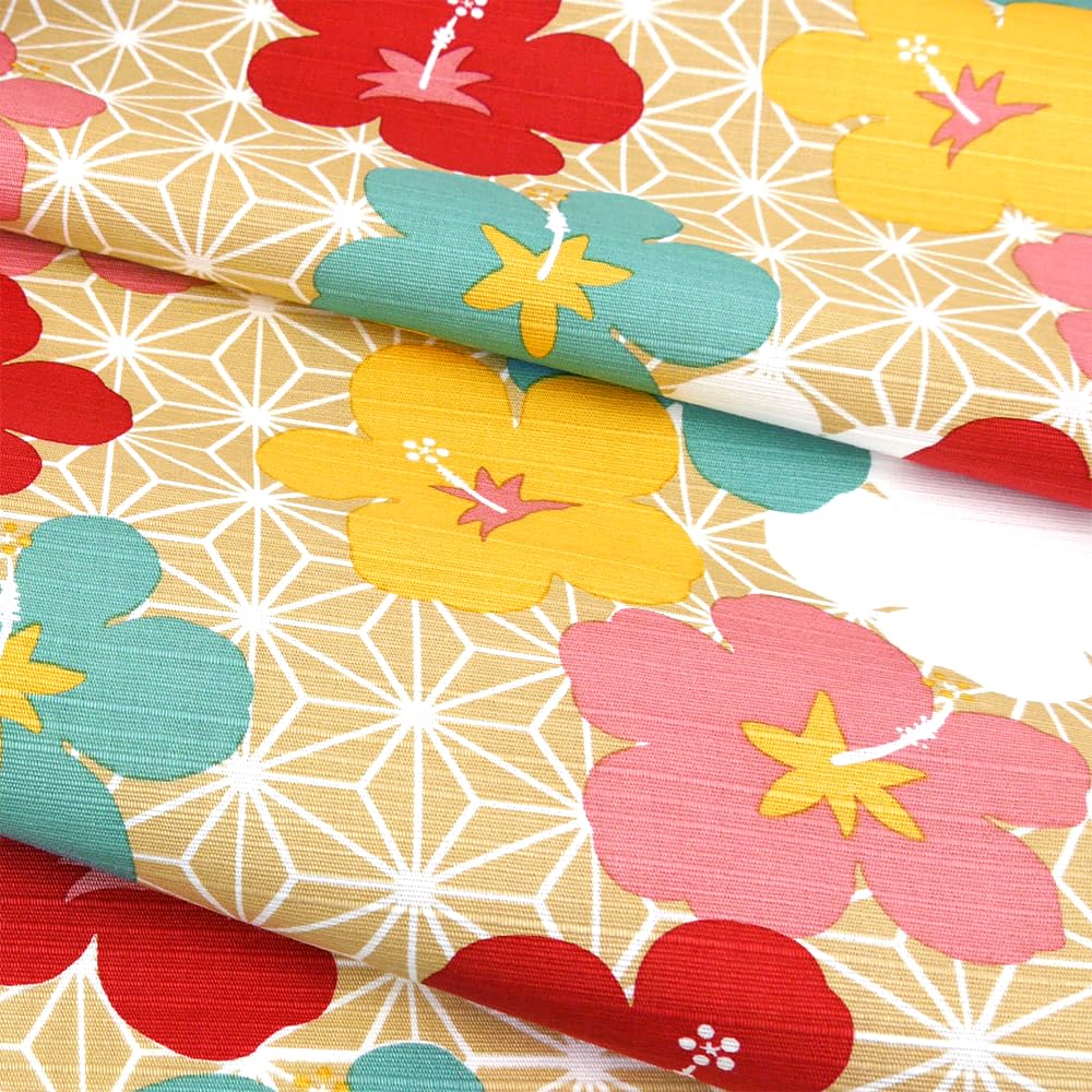 Hama vzor FUROSHIKI křížový ibišek (Furoshiki 90 cm)
