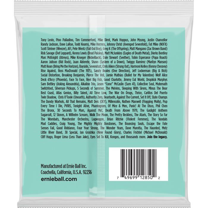 Ernie Ball 2850 Slinky Nickel Wound Slinky Super Long Scale 5 Strings